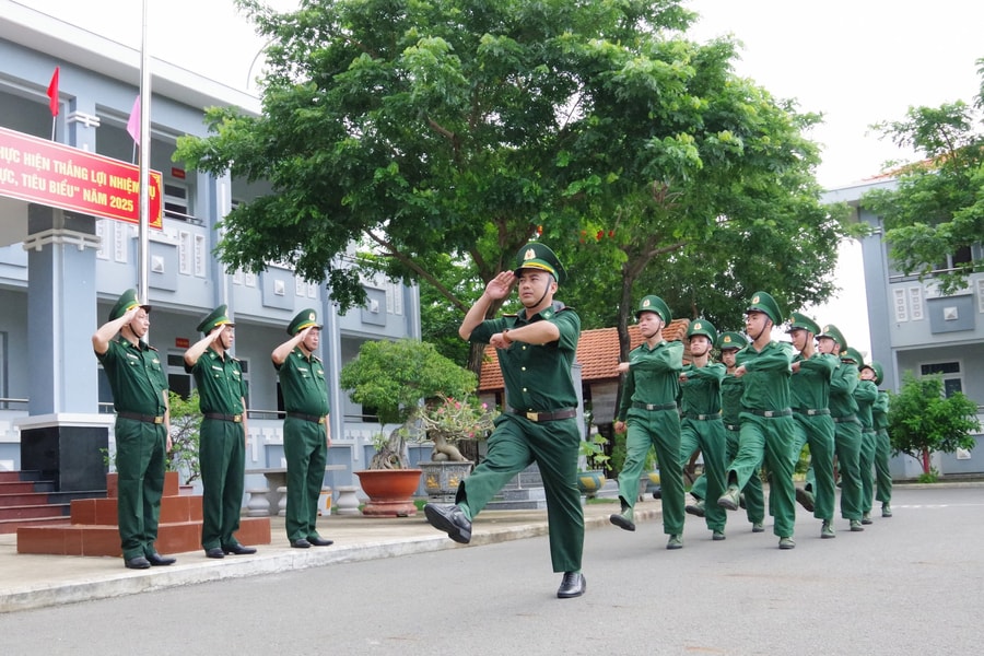 Đồn Biên phòng Phước Tĩnh không ngừng nâng cao chất lượng huấn luyện, xây dựng đơn vị chính quy, vững mạnh toàn diện