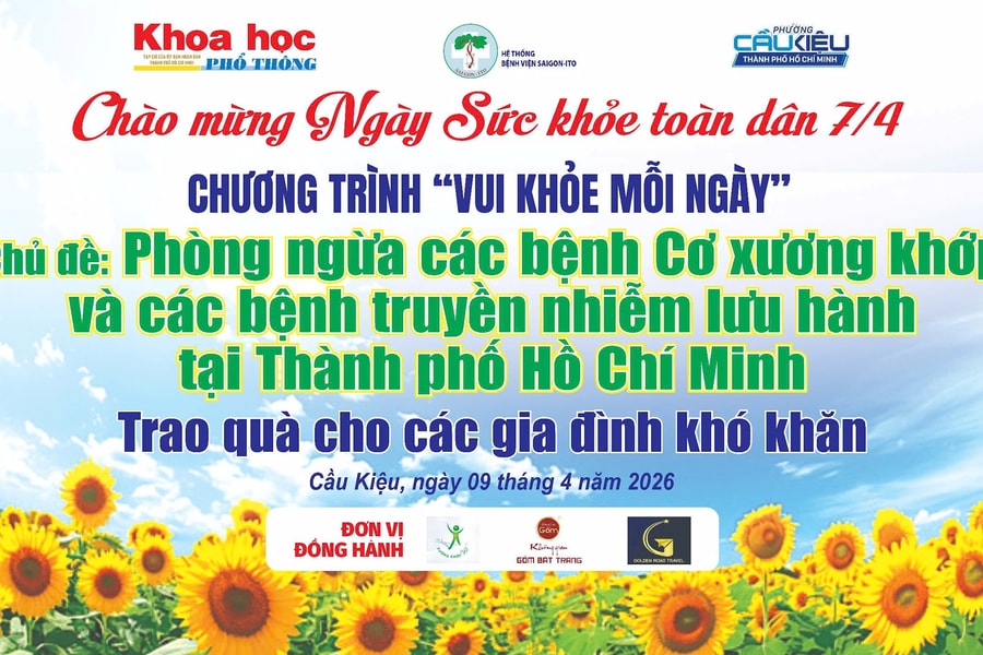 ‘Vui khỏe mỗi ngày’ lan tỏa tinh thần chủ động phòng bệnh cơ xương khớp và truyền nhiễm từ sớm