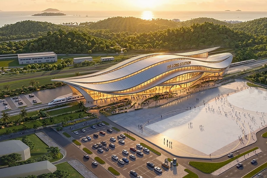 Vingroup khởi công dự án tuyến đường sắt tốc độ cao Hà Nội - Quảng Ninh