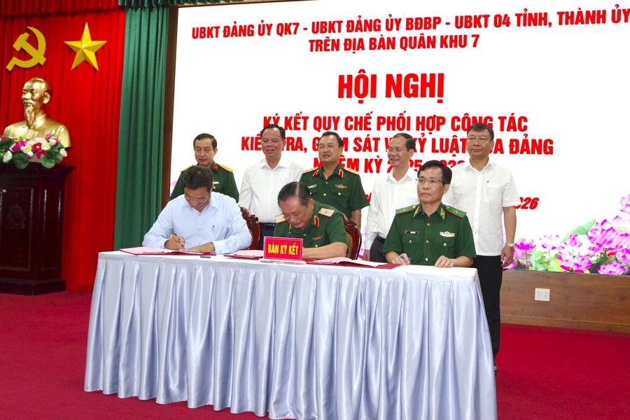 Tăng cường phối hợp công tác kiểm tra, giám sát nhiệm kỳ 2025 - 2030