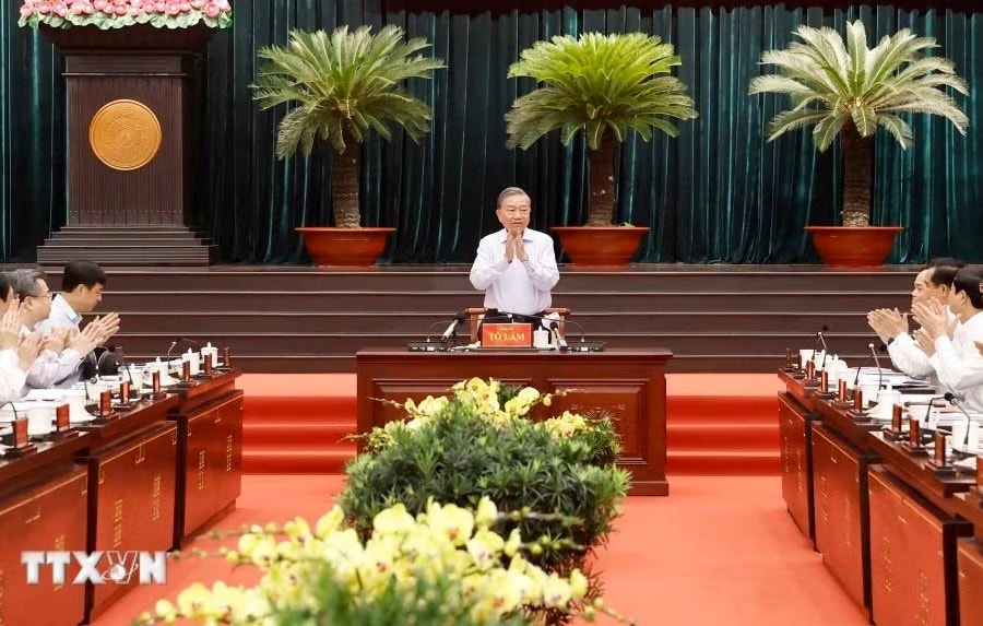 Tổng Bí thư, Chủ tịch nước Tô Lâm: TP.HCM phải đi đầu, biến các nghị quyết chiến lược thành thực tiễn sống động