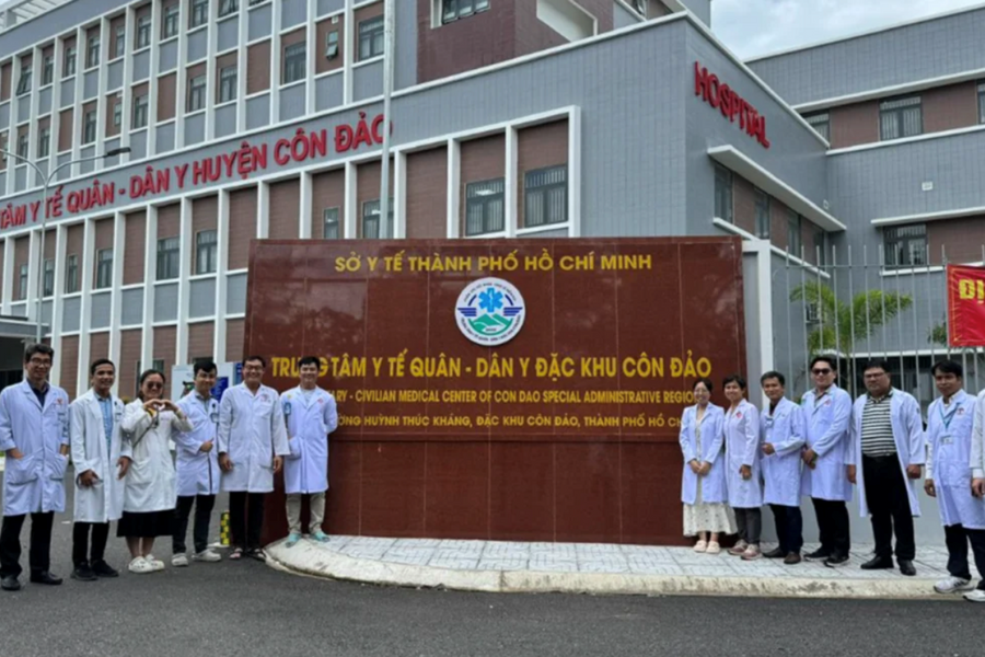 Ca nhồi máu não cấp thứ 4 được cứu sống tại Côn Đảo