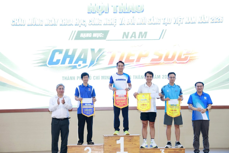 Hơn 430 vận động viên tham gia hội thao ngành khoa học công nghệ TP.HCM