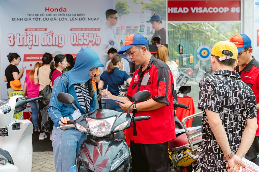 Ngày hội "Thu xe cũ – Đổi xe mới" của Honda tại TP.HCM và những con số ấn tượng