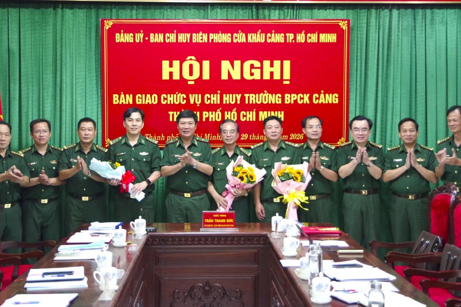 Trung tá Lê Việt Hải giữ chức Chỉ huy trưởng Ban Chỉ huy Biên phòng cửa khẩu cảng TP.HCM