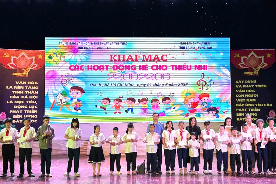 Khai mạc chuỗi hoạt động hè năm 2026 dành cho thiếu nhi