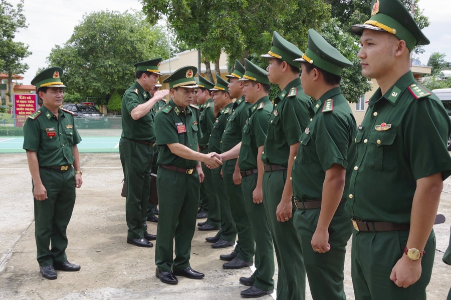 Bộ Tư lệnh BĐBP bắt đầu kiểm tra toàn diện công tác biên phòng tại Đồng Tháp