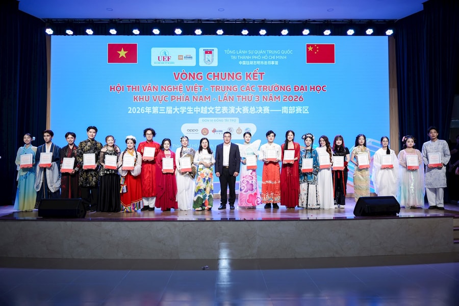 Nhiều trường đại học tranh tài tại chung kết Hội thi văn nghệ Việt – Trung 2026