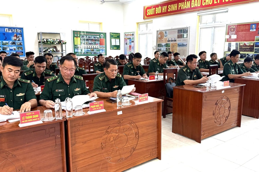 Đồn Biên phòng cửa khẩu Quốc tế Bình Hiệp hoàn thành tốt nhiệm vụ 6 tháng đầu năm