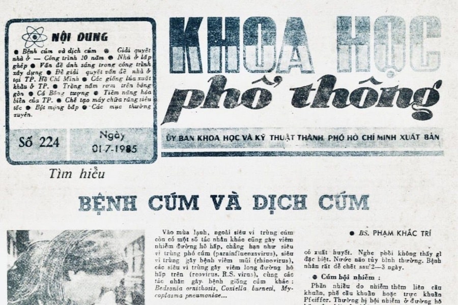 Khoa học phổ thông trong ký ức một người làm khoa học