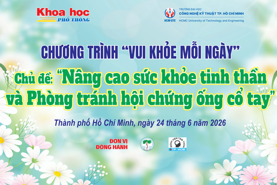 Vui khỏe mỗi ngày: Chăm sóc sức khoẻ tinh thần và thể chất cho sinh viên, giảng viên HCM-UTE