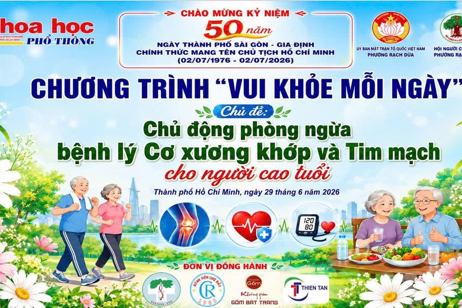 “Vui khỏe mỗi ngày” trở lại phường Rạch Dừa với kiến thức phòng ngừa bệnh lý Cơ xương khớp và Tim mạch